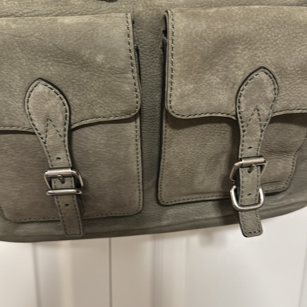 Rebecca Minkoff Olive Suede Backpack - Picture 3 of 3
